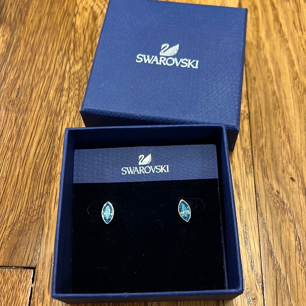 Swarovski Navette Studs